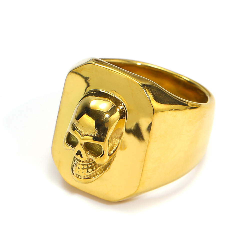 Gothic Skull Ring - Gothic Punk Skeleton Skull Rings For