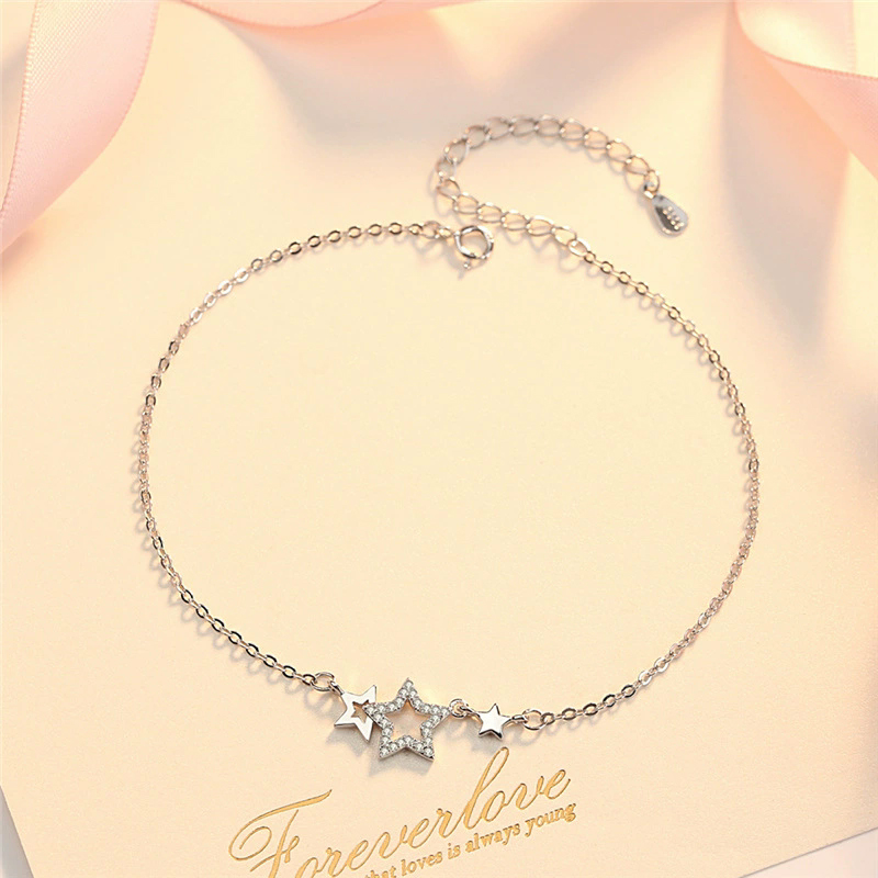 925 Sterling Silver Fashion Fi - огляд і ціна Anklet Foot Chain