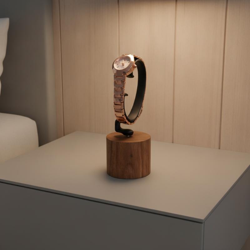 1PCS Wooden C-Shaped Watch Hol - огляд і ціна Jewelry And Watches Inc