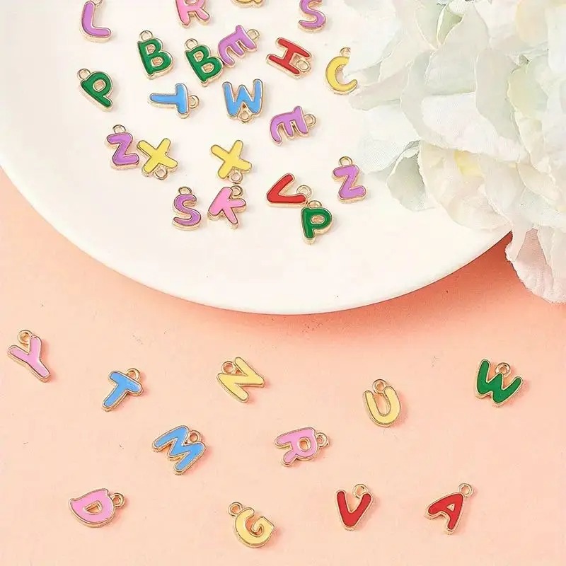 100Pcs Colorful Random Letters - огляд і ціна Anklet Foot Chain