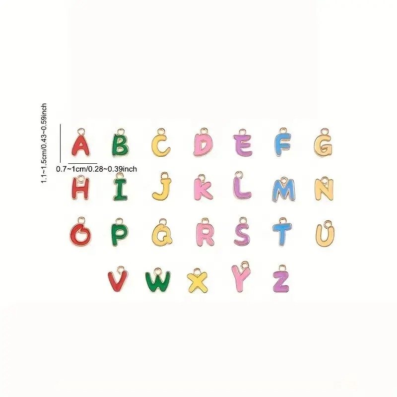 100Pcs Colorful Random Letters - огляд і ціна Anklet Foot Chain