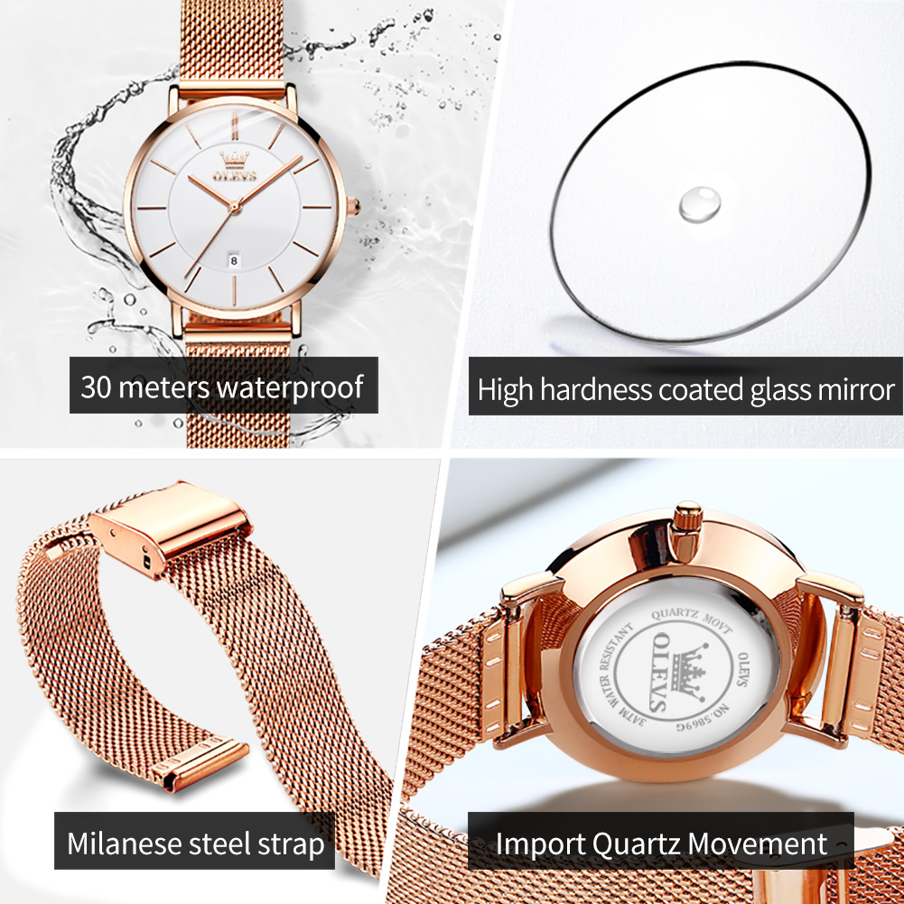 OLEVS Woman Watch 5869 Elegant - огляд і ціна Jewelry Watch