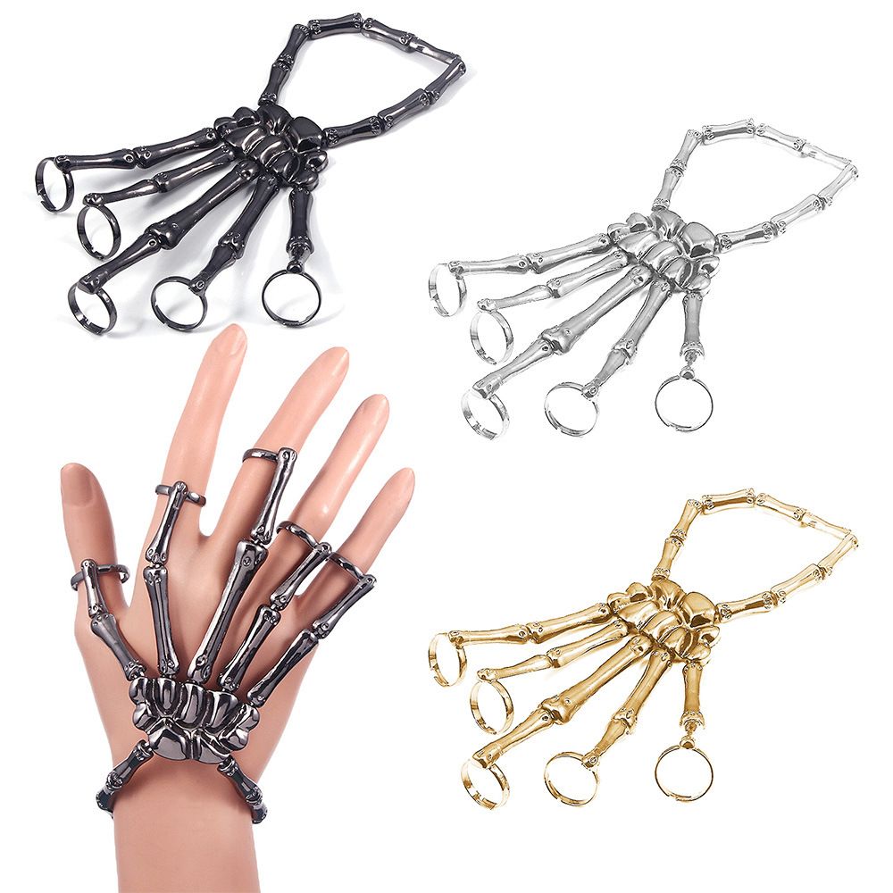 Metal Wristband Party Punk Got - огляд і ціна Gothic Skull Ring