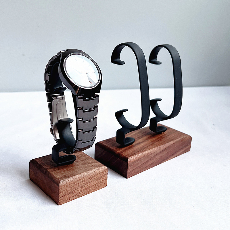 Wooden C-Shaped Watch Holder J - огляд і ціна Jewelry And Watches Inc