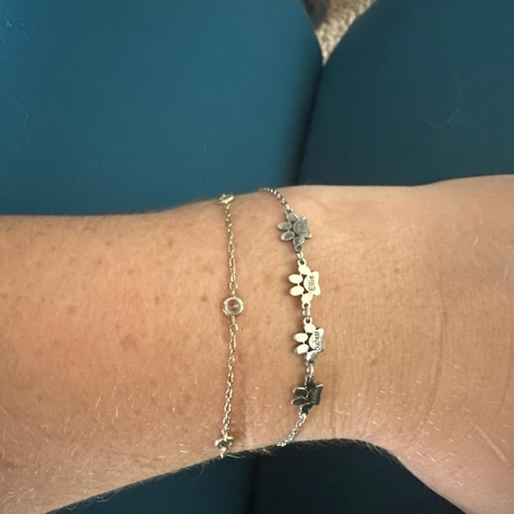Custom Paw Print Anklet Bracel - огляд і ціна Anklet Foot Chain