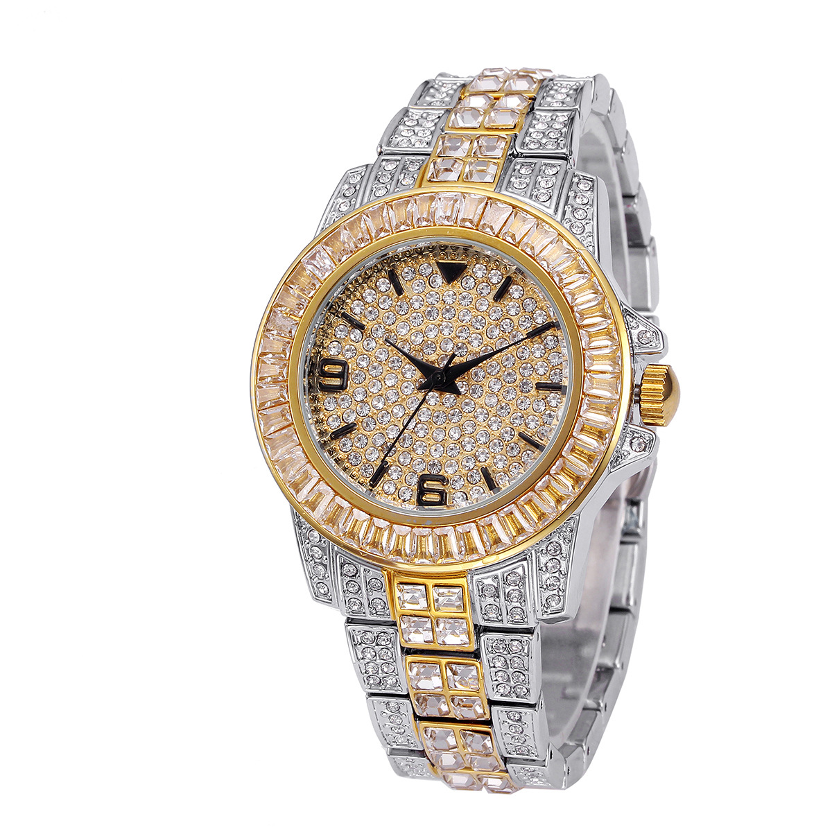 Luxury Full Stone Quartz Watch - огляд і ціна Jewelry Watch