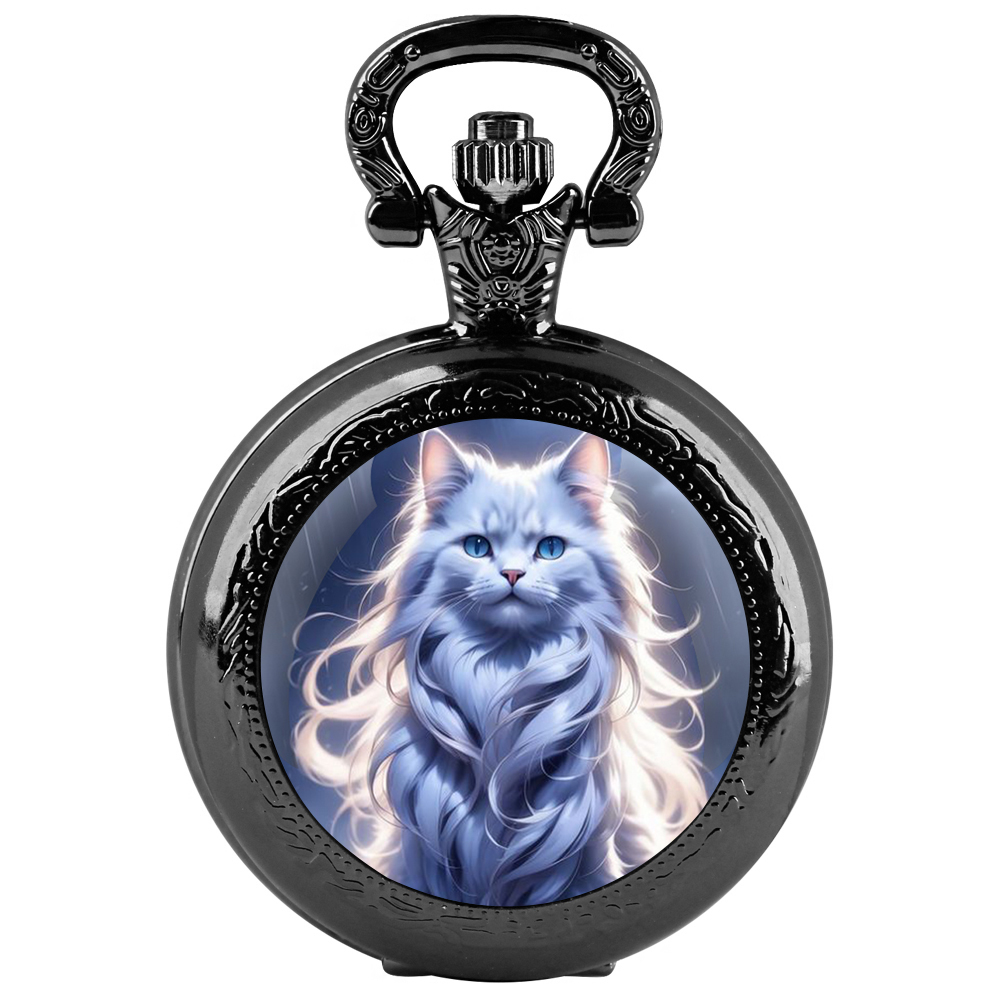 Cute Cartoon Cat Design Quartz - огляд і ціна Jewelry Watches For Kids
