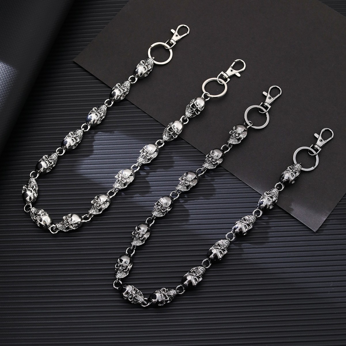 Skull Keychain Wallet Chain, P - огляд і ціна Gothic Skull Ring
