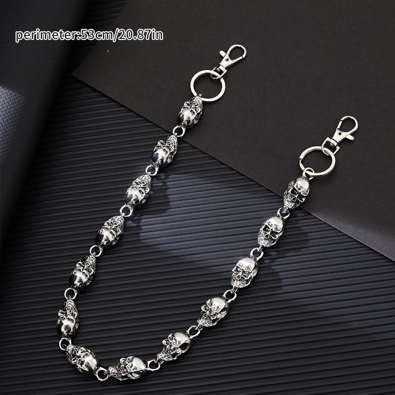 Skull Keychain Wallet Chain, P - огляд і ціна Gothic Skull Ring