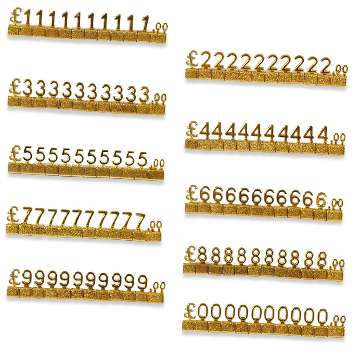 A45I 10PCS Digital Price Tag 3 - огляд і ціна Jewelry Shop Watches