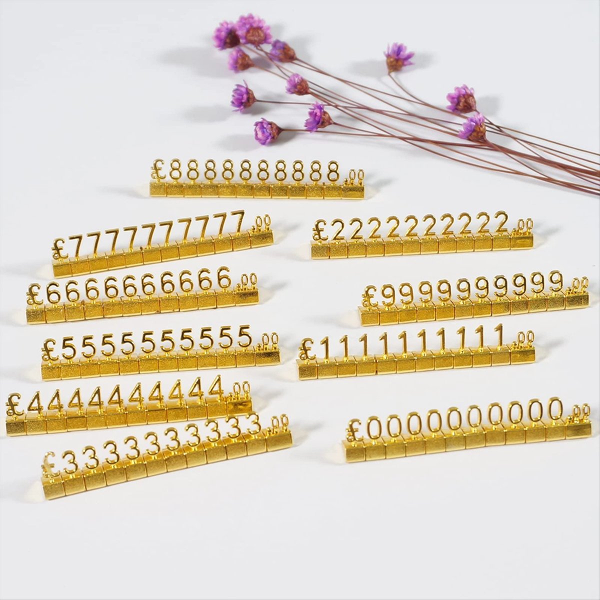 A45I 10PCS Digital Price Tag 3 - огляд і ціна Jewelry Shop Watches