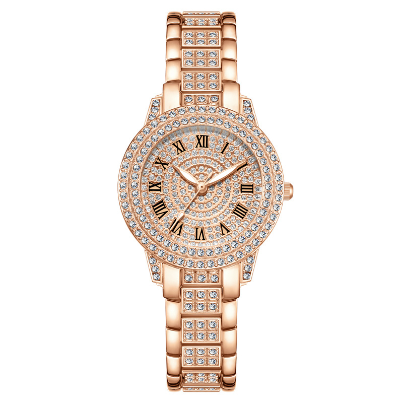 Diamond Roman Pattern Women Qu - огляд і ціна Jewelry Watches For Kids