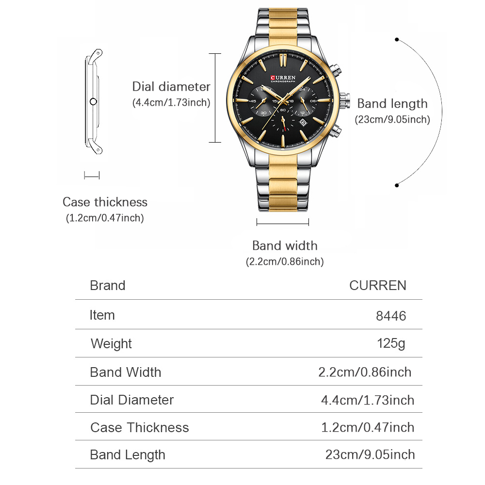 CURREN Casual Quartz Chrono Sp - огляд і ціна Jewelry Watch
