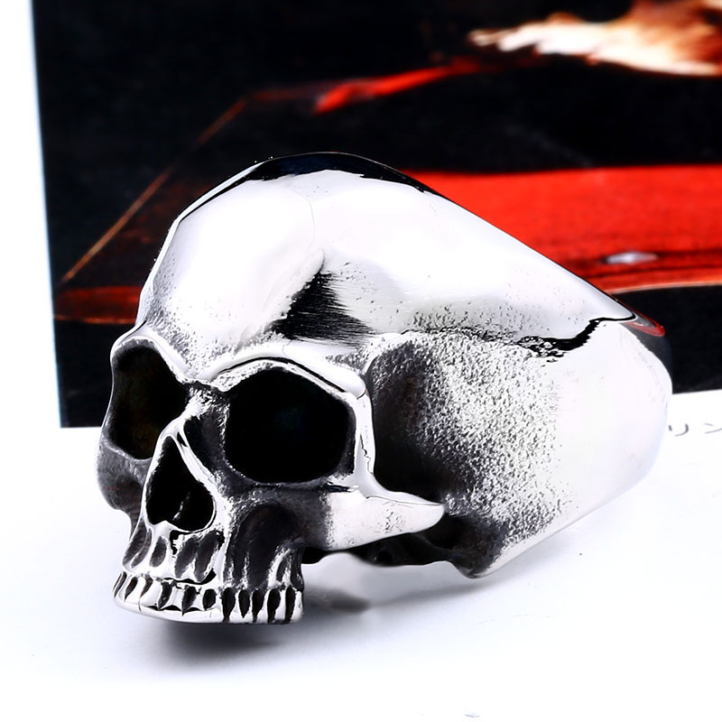 Beier 316L Stainless steel Vin - огляд і ціна Gothic Skull Ring
