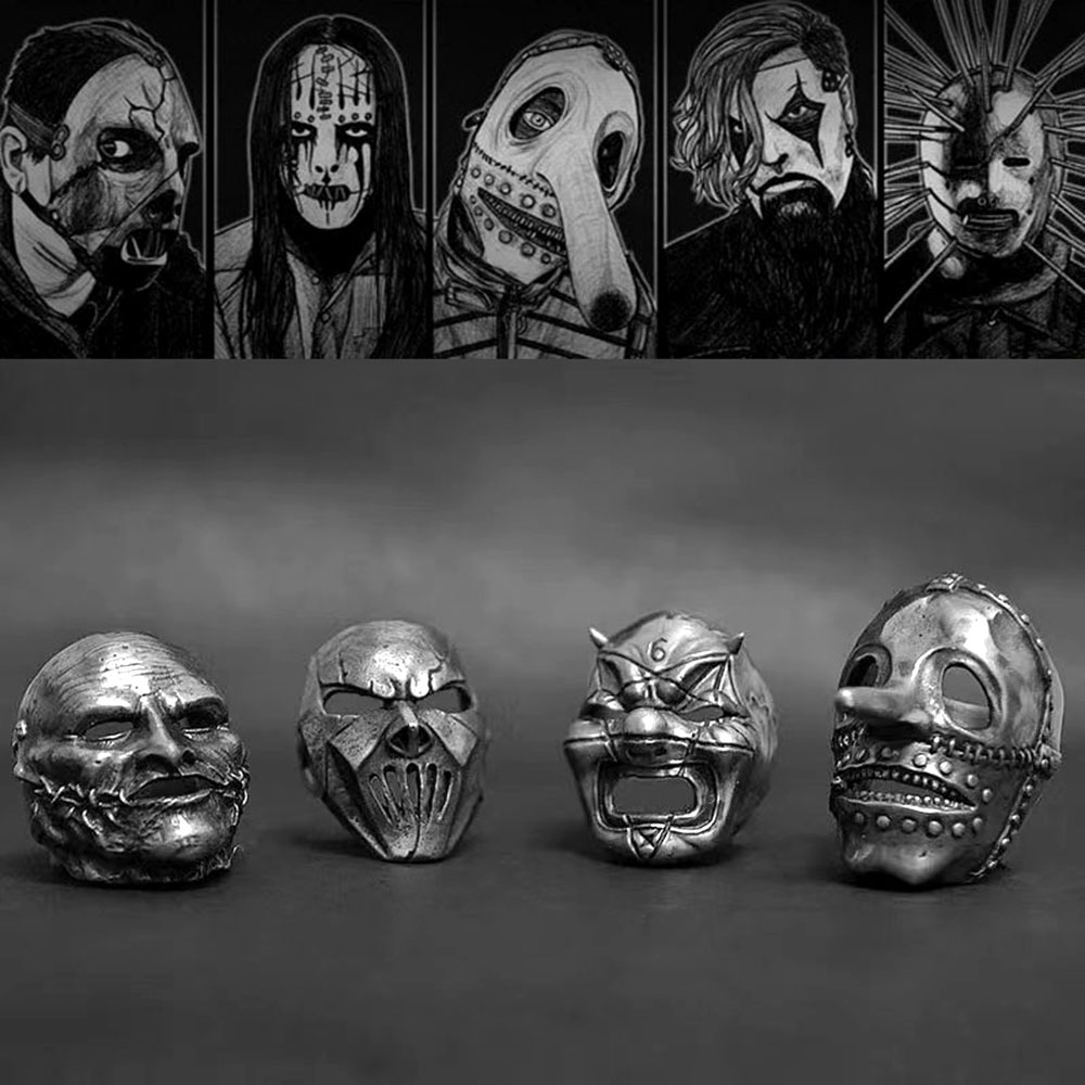 2023 Men's Flowers Skull Mask  - огляд і ціна Gothic Skull Ring