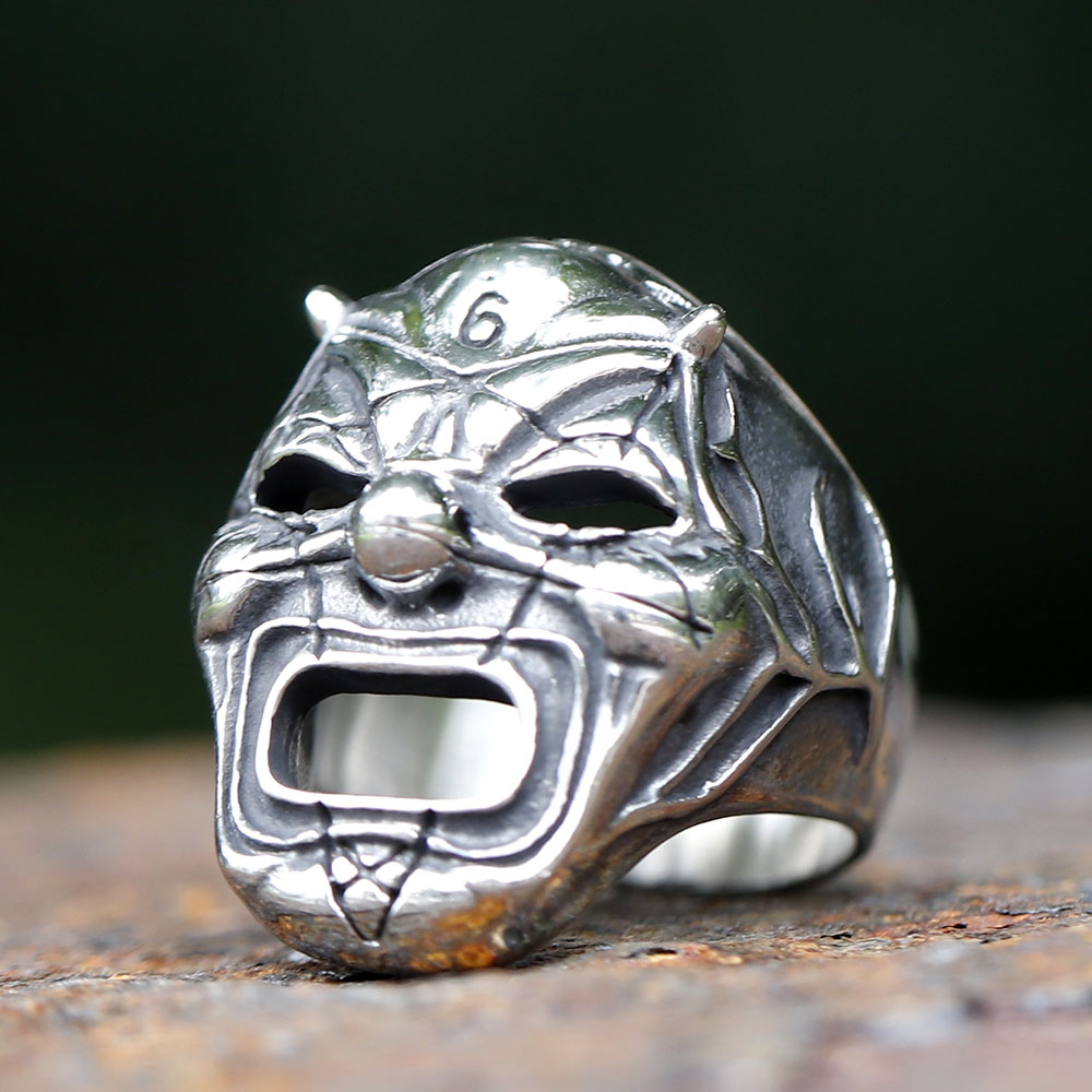2023 Men's Flowers Skull Mask  - огляд і ціна Gothic Skull Ring