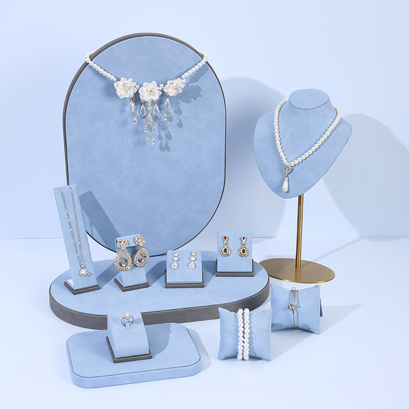 Light Blue Microfiber Jewelry  - огляд і ціна Jewelry Shop Watches