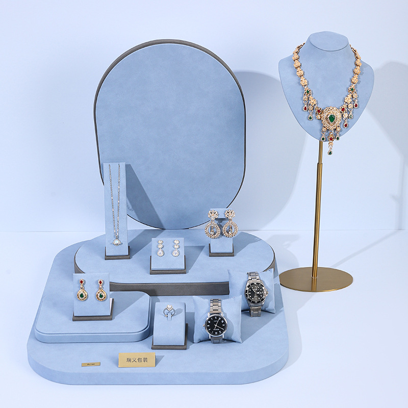Light Blue Microfiber Jewelry  - огляд і ціна Jewelry Shop Watches