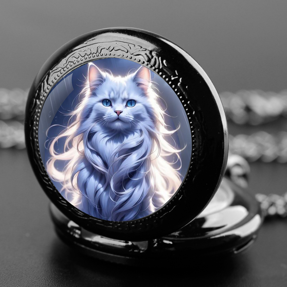 Cute kawaii Cats Graphic Glass - огляд і ціна Jewelry Watches For Kids
