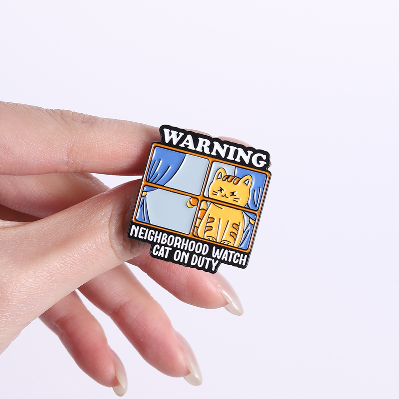 Orange Cat Fan Club Enamel Pin - огляд і ціна Jewelry Watches For Kids