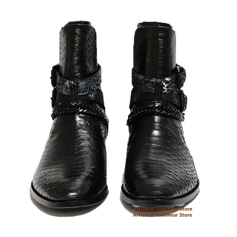 Snake Pattern Chelsea Boots Me - огляд і ціна Anklet Foot Chain