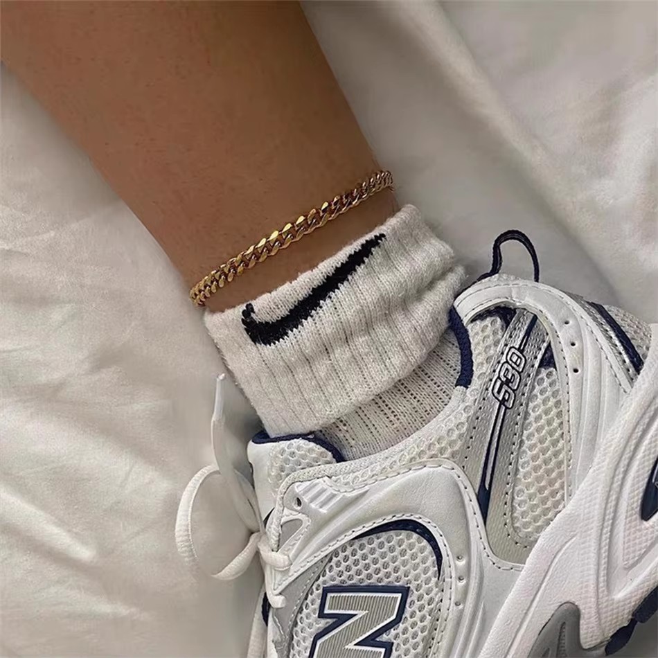 4MM Stainless Steel Simple Cub - огляд і ціна Anklet Foot Chain