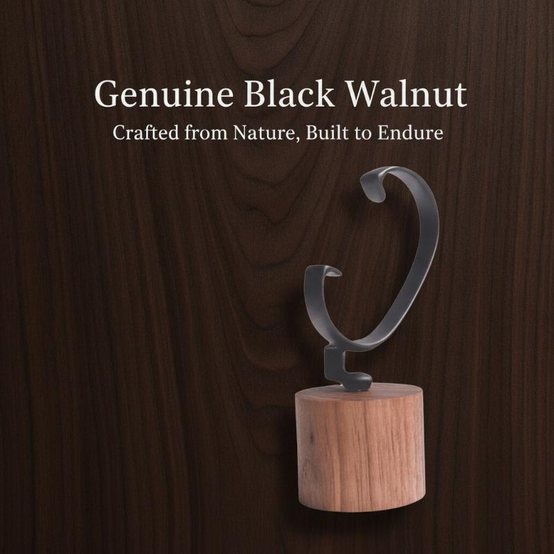 1PCS Solid Wood C‑Shaped Watch - огляд і ціна Jewelry And Watches Inc