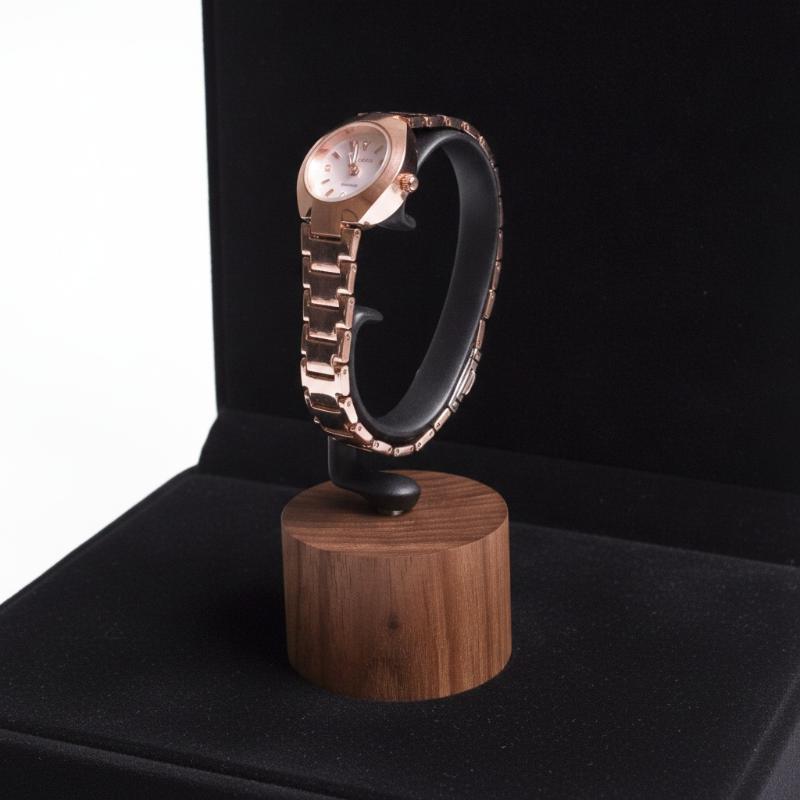 1PCS Solid Wood C‑Shaped Watch - огляд і ціна Jewelry And Watches Inc